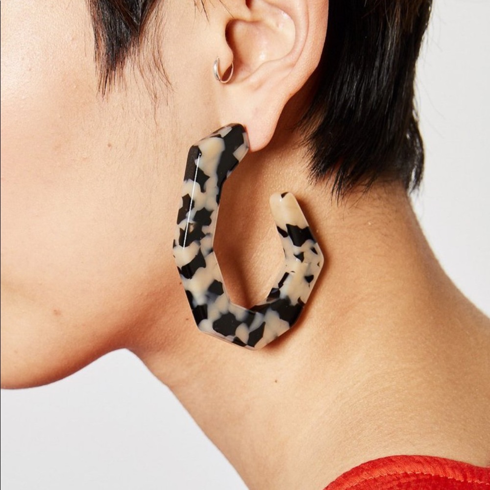 Rachel Comey Factor Earrings - Dalmatian. New!
